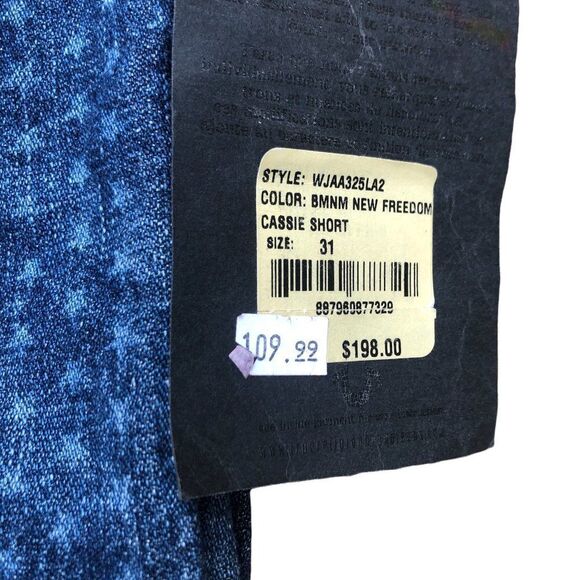 Brand New True Religion Jeans Shorts Size 31 CASSIE Short - Picture 5 of 10